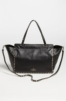 Thumbnail for your product : Valentino 'Rockstud - Medium' Double Handle Leather Tote