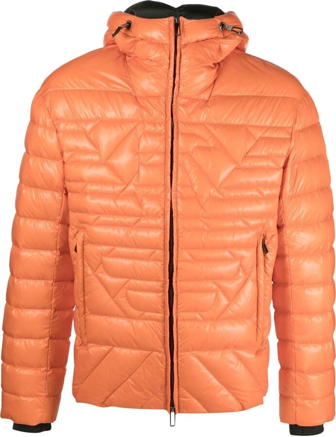 Emporio Armani ZipUp Padded Down Jacket ShopStyle