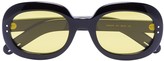 Thumbnail for your product : Gucci Large Oval Sunglasses
