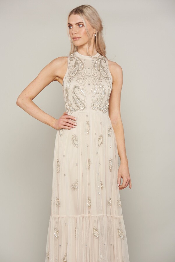 Amelia Rose Louise Embellished Maxi Dress ShopStyle