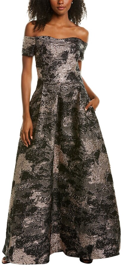 brocade formal dress