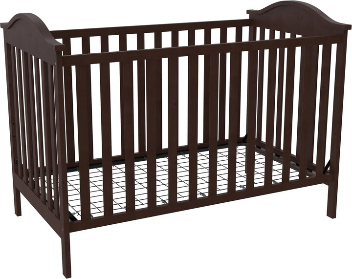 Baby Relax Adele 3-in-1 Convertible Crib, Espresso