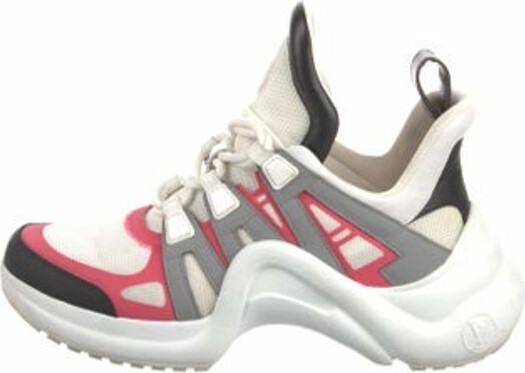 Louis Vuitton® Frontrow Sneaker White. Size 35.0 in 2023  White shoes  women, Womens shoes sneakers, Sneakers white