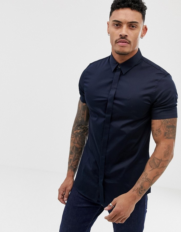 armani short sleeve shirts