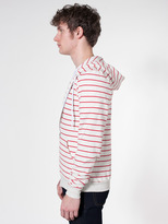 Thumbnail for your product : American Apparel Striped Fleece Zip Hoodie