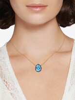 Thumbnail for your product : Fred Leighton 18kt Yellow Gold Pear Shape Topaz Collet Solitaire Pendant Necklace