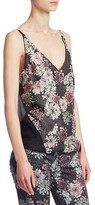 Thumbnail for your product : J Brand Lucy Floral-Print SIlk Camisole