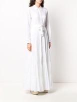 Thumbnail for your product : Mes Demoiselles Long-Sleeve Flared Shirt Dress