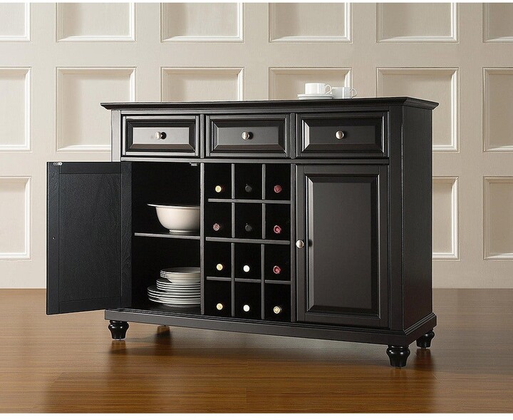 Crosley Furniture Cambridge Buffet Server / Sideboard with Wine