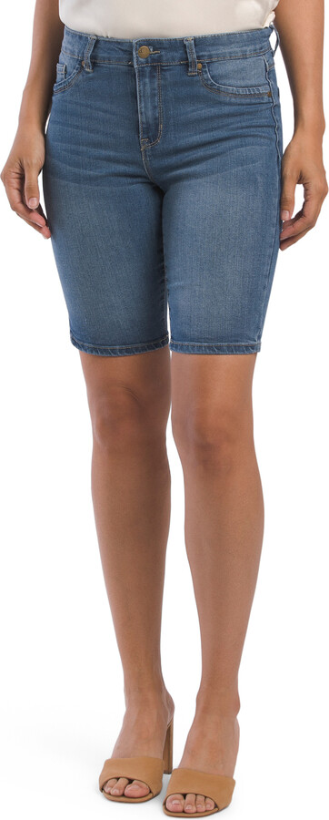 D. Jeans High Waisted Bermuda Denim Shorts - ShopStyle