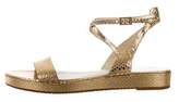 Thumbnail for your product : MICHAEL Michael Kors Leather Buckle Strap Sandals