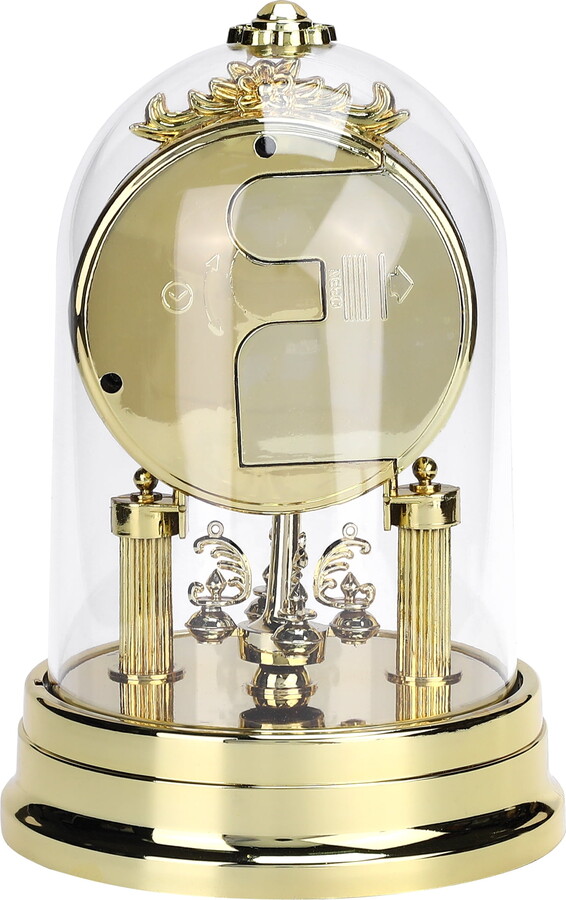 Unique Bargains Vintage Desk Clock Silent Retro Battery Operated Golden