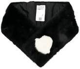 Thumbnail for your product : Moncler logo detail fur stole
