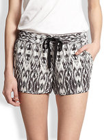 Thumbnail for your product : Joie Layana Silk Ikat Shorts