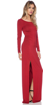 Thumbnail for your product : Bobi Rayon Rayon Jersey Long Sleeve Maxi Dress