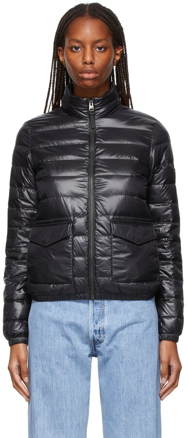 mackage leather down jacket
