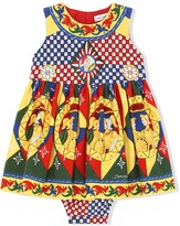 Thumbnail for your product : Dolce & Gabbana Children Geometric-Print Dress