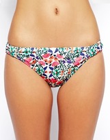 Thumbnail for your product : ASOS Secret Garden Floral Hipster Bikini Pant