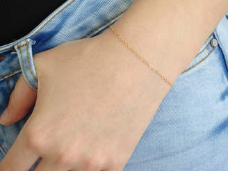 Etsy Dainty Chain bracelet, Thin Sterlig Silver, Gold, Rose gold bracelet, Layering Bracelet, Minimal wed