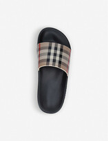 Thumbnail for your product : Burberry Furley checked sliders 5-7 years