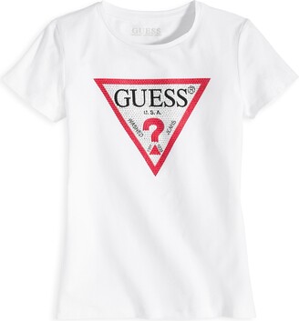 Guess Baby Girls Interlock Embroidered Pocket Bear and Sequin