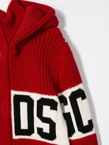 Thumbnail for your product : Gcds Kids Hooded Logo Cardigan
