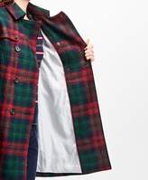 Thumbnail for your product : Brooks Brothers Tartan Wool-Blend Trench Coat