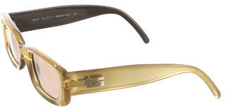 Gucci Narrow Logo-Embellished Sunglasses