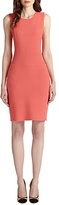 Thumbnail for your product : Armani Collezioni Double-Crepe Wool Shift Dress
