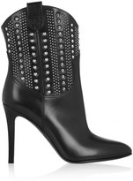 Thumbnail for your product : Saint Laurent Debbie studded leather ankle boots