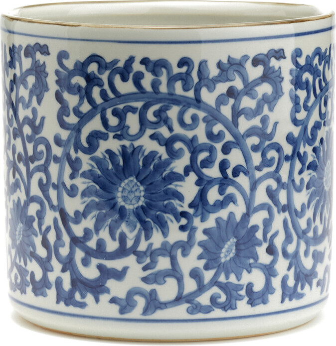 Tozai Home Blue Lotus Vase