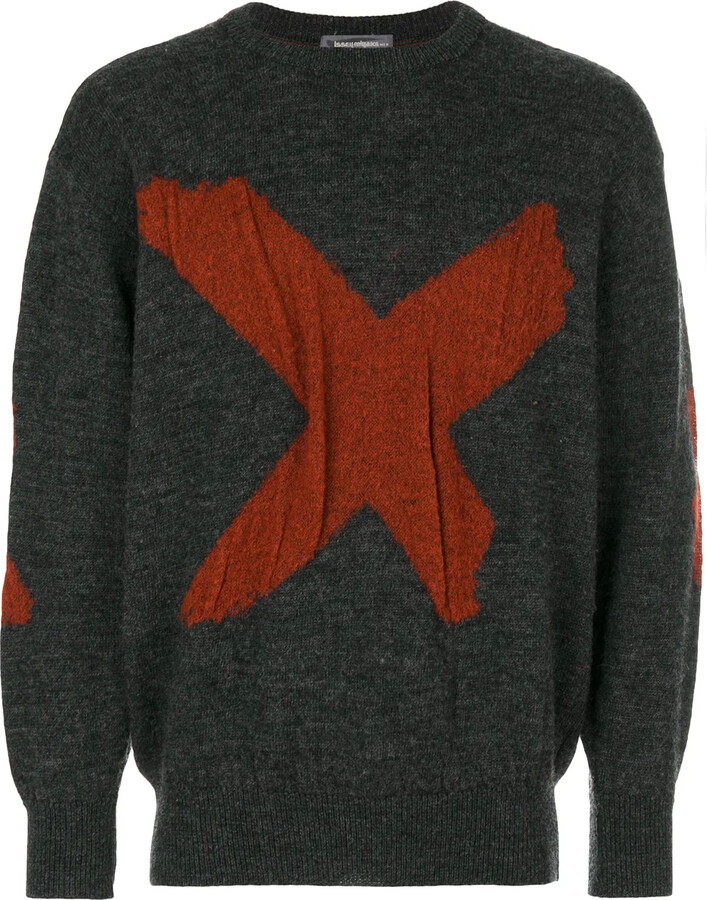 Issey Miyake Pre-Owned X Intarsia Jumper