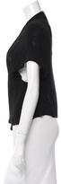 Thumbnail for your product : Theyskens' Theory Silk Short Sleeve Cardigan w/ Tags