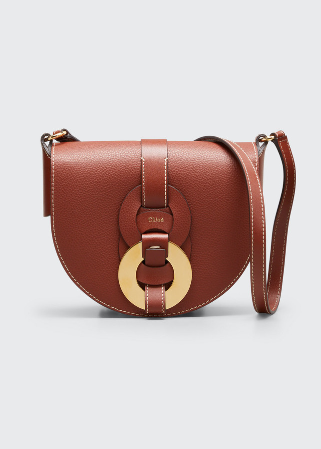 saddle crossbody bag leather