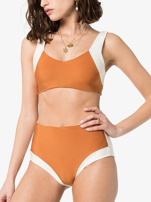 ODYSSEE Two-Tone Bikini Top
