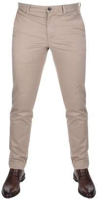 Lacoste Slim Fit Chino Trousers Beige