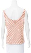 Thumbnail for your product : Tory Burch Printed Sequin Top