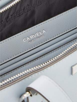 Carvela Sammy Studded Detail Pale Blue Winged Tote Bag