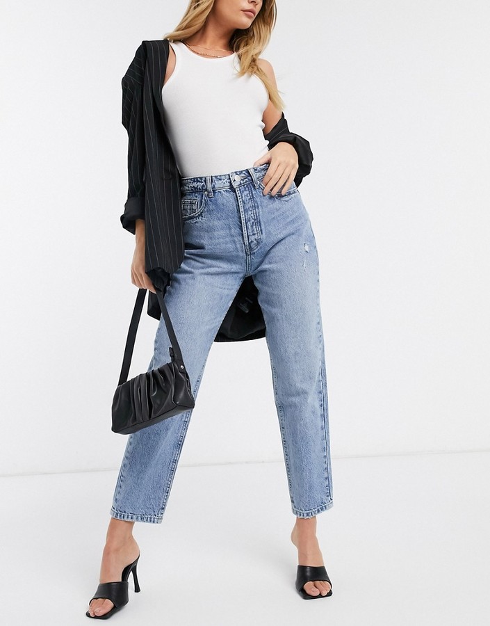 stradivarius straight leg jeans