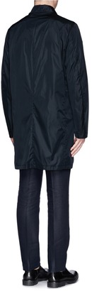 Paul Smith Banded collar nylon raincoat