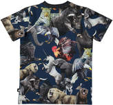 Thumbnail for your product : Molo Ralphie Short-Sleeve Animal-Print Tee, Size 4-10