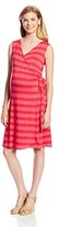Thumbnail for your product : Japanese Weekend Women's Maternity During and After Stripe Sleeveless Wrap Dres