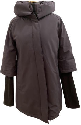 K-Way Black Trench Coat for Women
