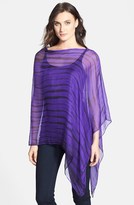 Thumbnail for your product : Eileen Fisher Print Silk Poncho