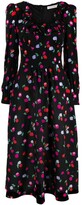 Thumbnail for your product : Alessandra Rich Floral-Print Ruffled Dress