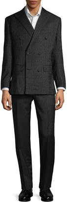 Brioni Men's Wool & Mohair Pinstripe Suit