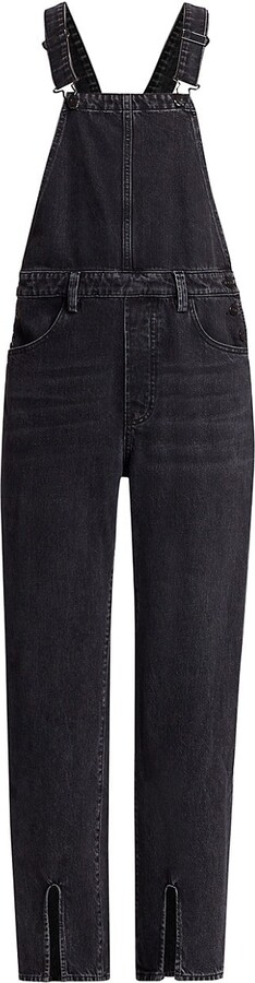 3x1 Cindy Wide-Leg Denim Overalls - ShopStyle Jeans