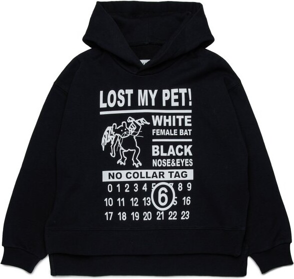 MM6 MAISON MARGIELA Kids Logo Printed Hoodie
