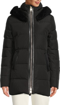 Shearling Collar Down Jacket | ShopStyle