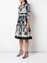 Thumbnail for your product : Samantha Sung Audrey monochrome midi dress